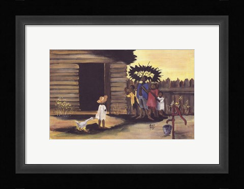 Framed Come Under de Brella Print