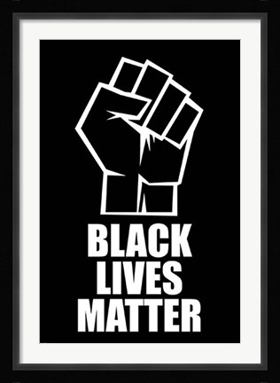 Framed Black Lives Matter Print