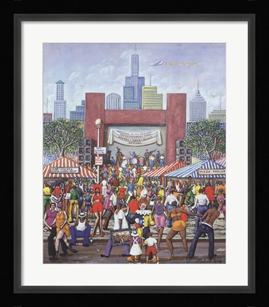 Framed Summer Festival Print