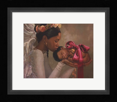 Framed Heaven Sent (girl) Print