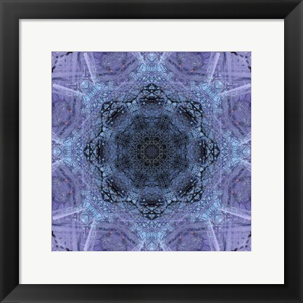 Framed Colorful Kaleidoscope 1 Print
