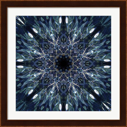 Framed Colorful Kaleidoscope 2 Print