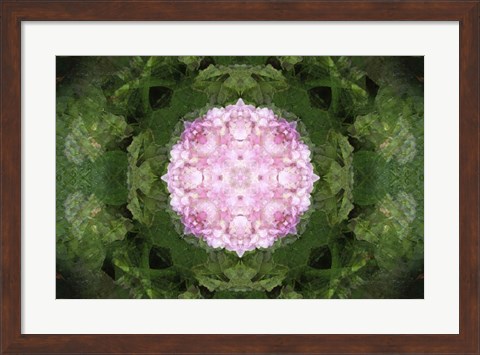 Framed Colorful Kaleidoscope 12 Print