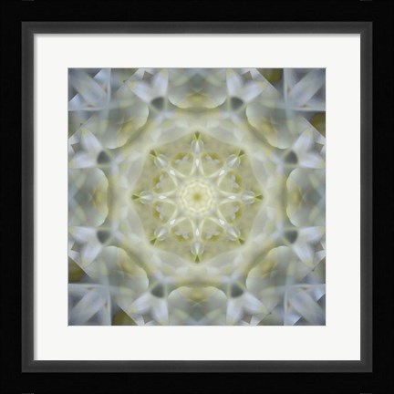 Framed Colorful Kaleidoscope 15 Print