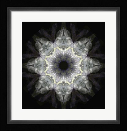 Framed Colorful Kaleidoscope 18 Print