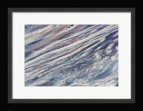 Framed Mountain Texture, San Pedro de Atacama, Chile Print