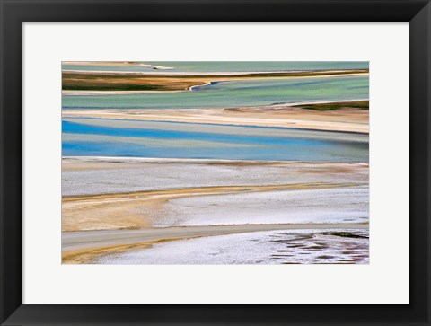 Framed Laguna Salar de Talar, San Pedro de Atacama, Chile Print