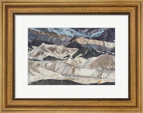 Framed California Twenty Mule Team Canyon, Death Valley National Park Print