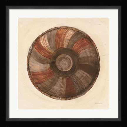 Framed Woven Beauty II Dark Print
