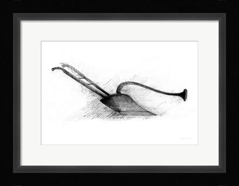 Framed Farm and Garden II Print