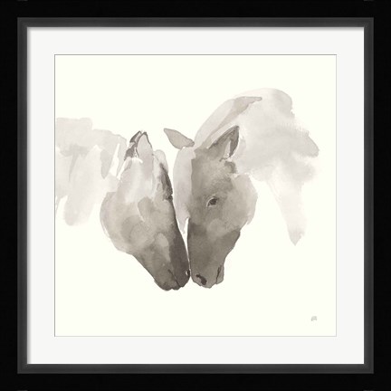 Framed Nuzzling III Print