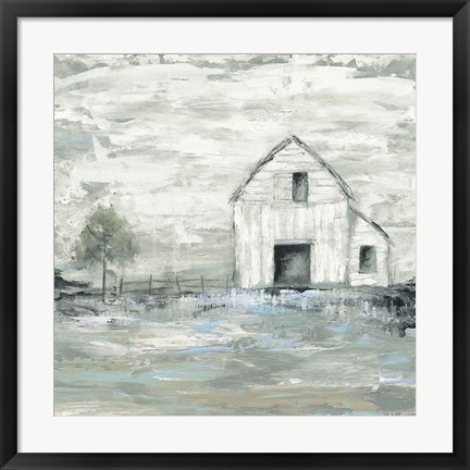 Framed Iowa Barn II Print