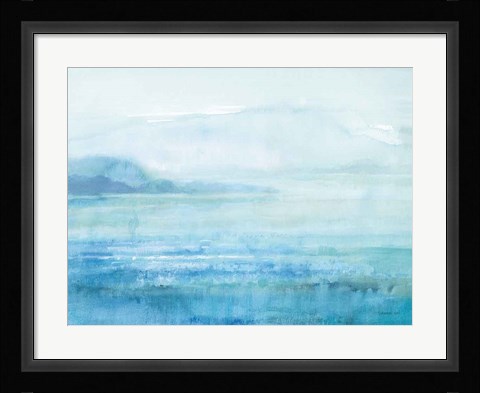 Framed Sea Sparkle II Print