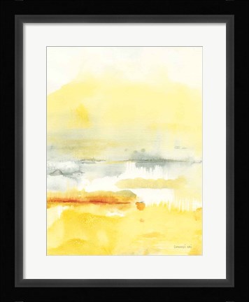 Framed Saffron II Print