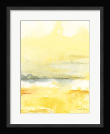 Framed Saffron I Print