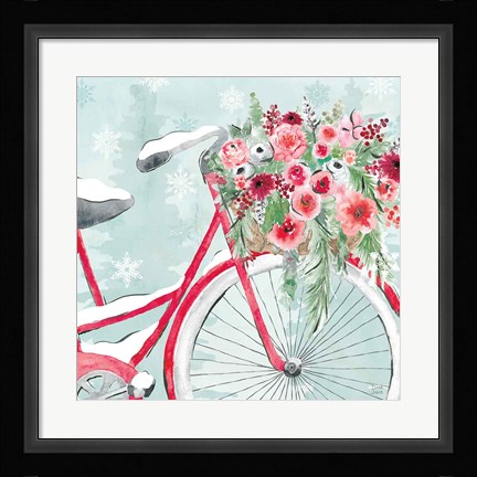 Framed Holiday Ride V Print