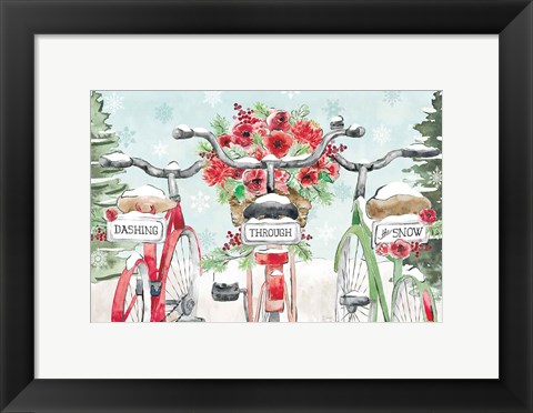 Framed Holiday Ride IV Print