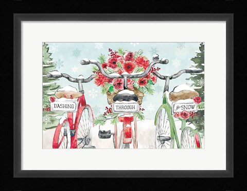 Framed Holiday Ride IV Print