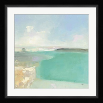 Framed Summer Coastline Print
