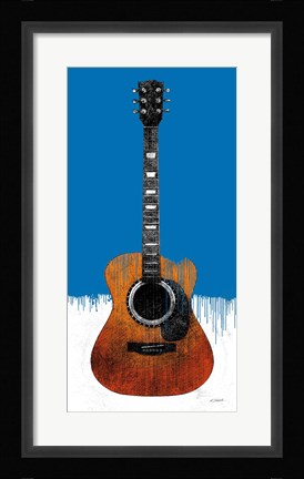 Framed Garage Band II Paint Print