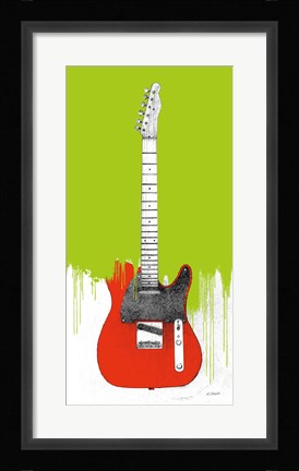 Framed Garage Band I Paint Print