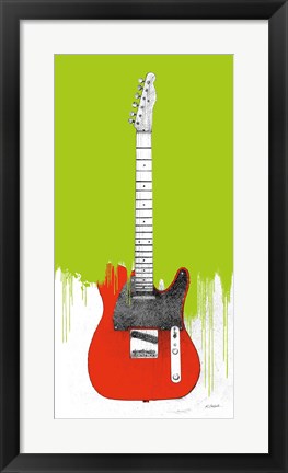 Framed Garage Band I Paint Print