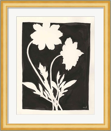 Framed Joyful Spring I Black Print