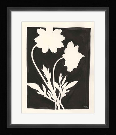 Framed Joyful Spring I Black Print