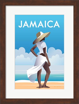 Framed Jamaica Print