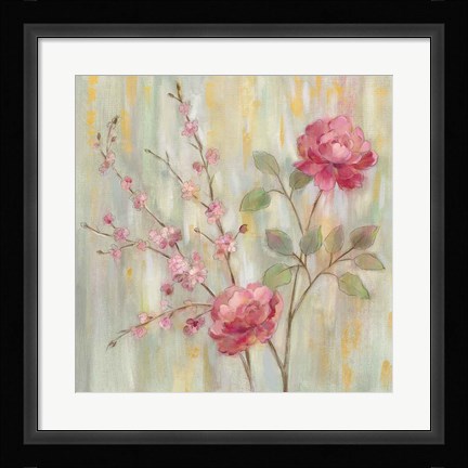 Framed Contemporary Chinoiserie Print