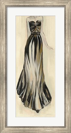 Framed Evening Gown II Crop Print
