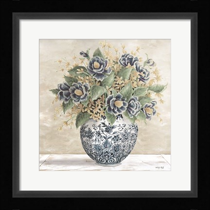 Framed Feeling Blue II Print