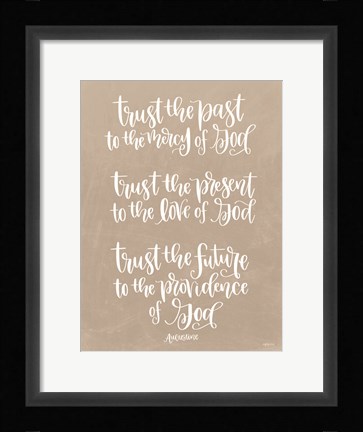 Framed Trust Print