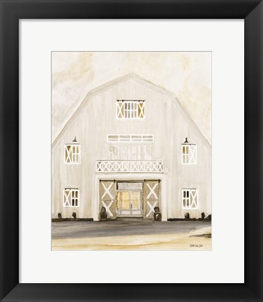 Framed Wedding Barn Print