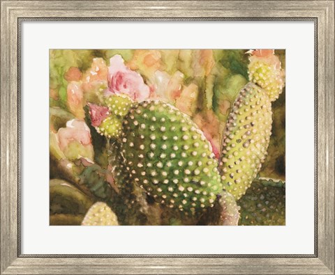 Framed Cactus Flowers Print