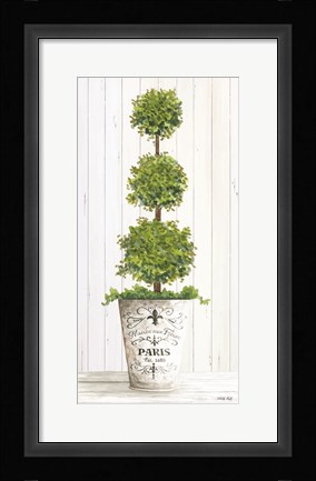Framed Topiary Paris Print