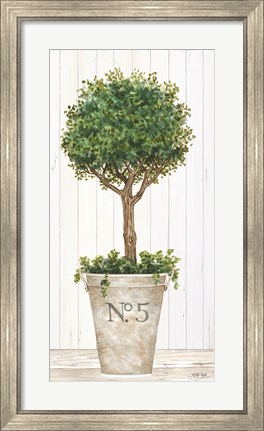 Framed Magnificent Topiary III Print