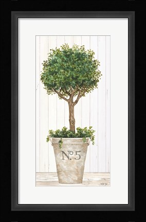 Framed Magnificent Topiary III Print