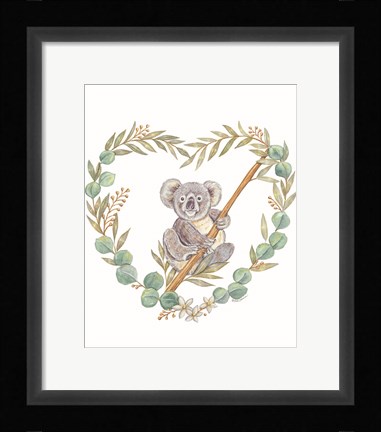 Framed Koala Love Print