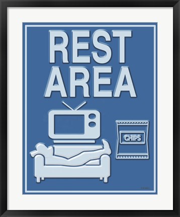 Framed Rest Area Print