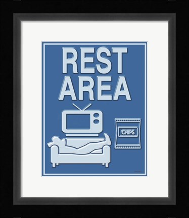 Framed Rest Area Print