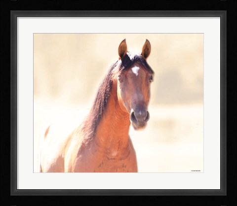 Framed Straight Up Berry Print