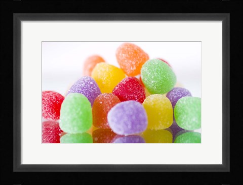 Framed Gumdrop Candies Print