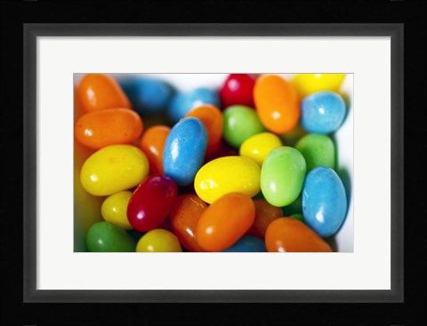 Framed Jellybeans in a Bowl Print