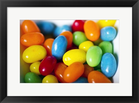 Framed Jellybeans in a Bowl Print