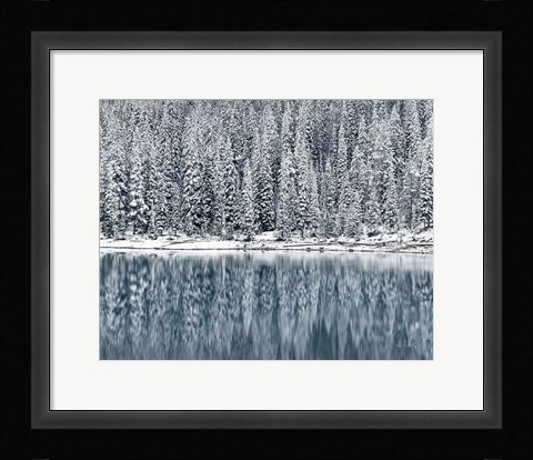 Framed Winter Reflections Print