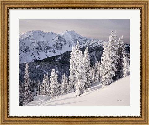 Framed Cariboo Mountains Print