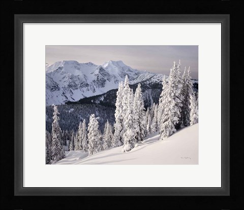 Framed Cariboo Mountains Print