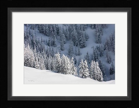 Framed North Cascades in Winter III Print