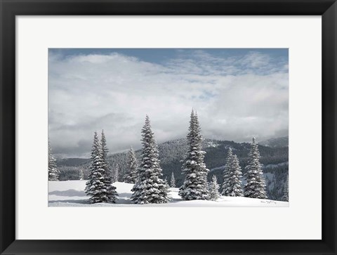 Framed North Cascades in Winter II Print